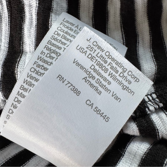 J. Crew Short Sleeve Striped Tie Waist T-Shirt Dress, small - Picture 7 of 8